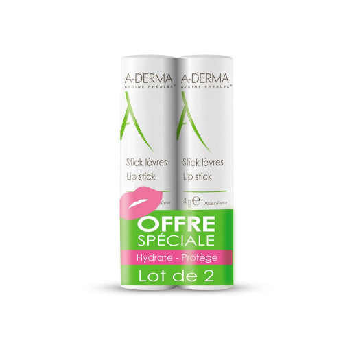 A-Derma Lip Stick - 4g (Double Pack) - Healtsy