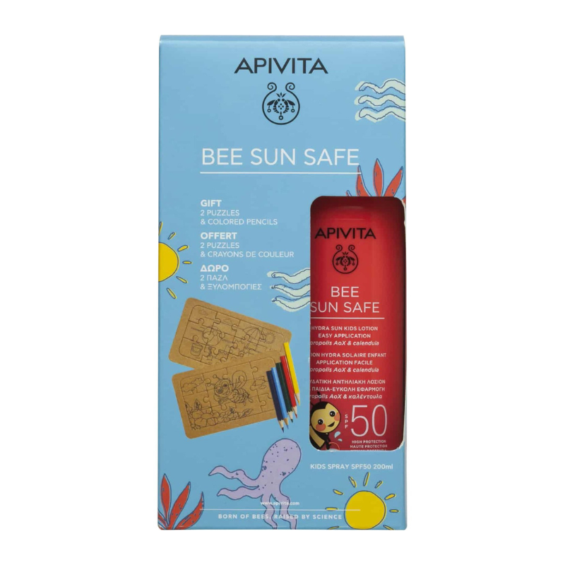Apivita Bee Sun Safe Kids Spray SPF50+ - 200ml (Offer Pack ) - Healtsy