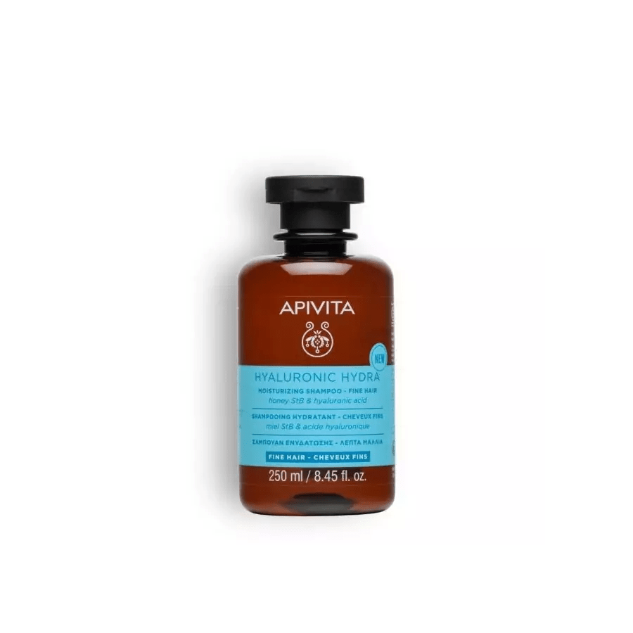 Apivita Hyaluronic Hydra Shampoo for Fine Hair - 250ml – Buy Now at Healtsy