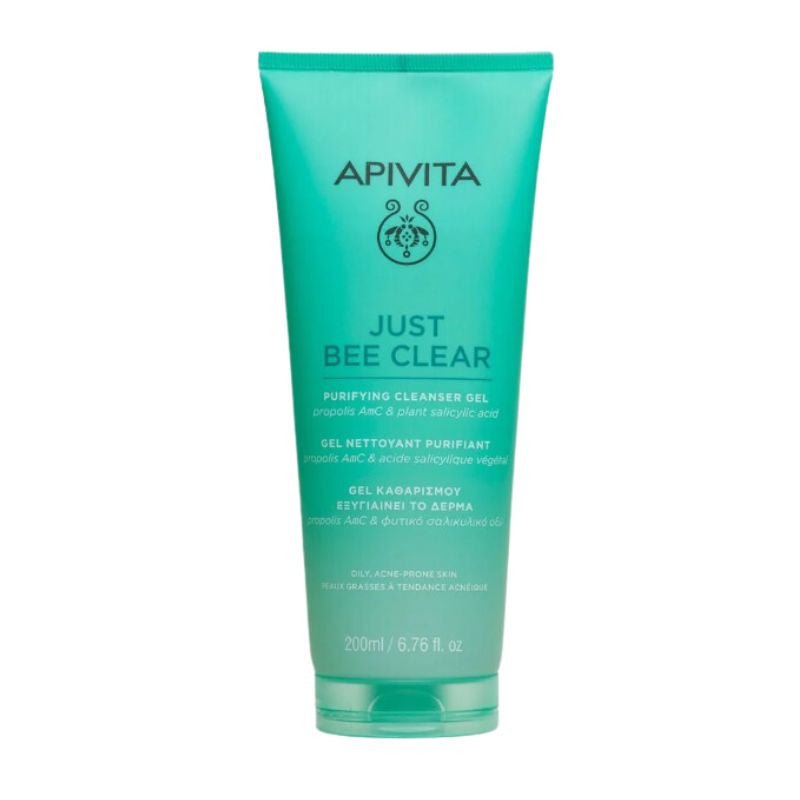 Apivita Just Bee Clear Cleansing Gel - 200ml – Buy Now at Healtsy