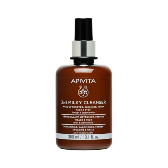 Apivita Face and Eye Cleansing Milk - 300ml - Healtsy