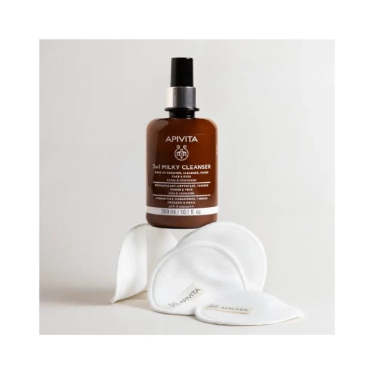 Apivita Face and Eye Cleansing Milk - 300ml - Healtsy