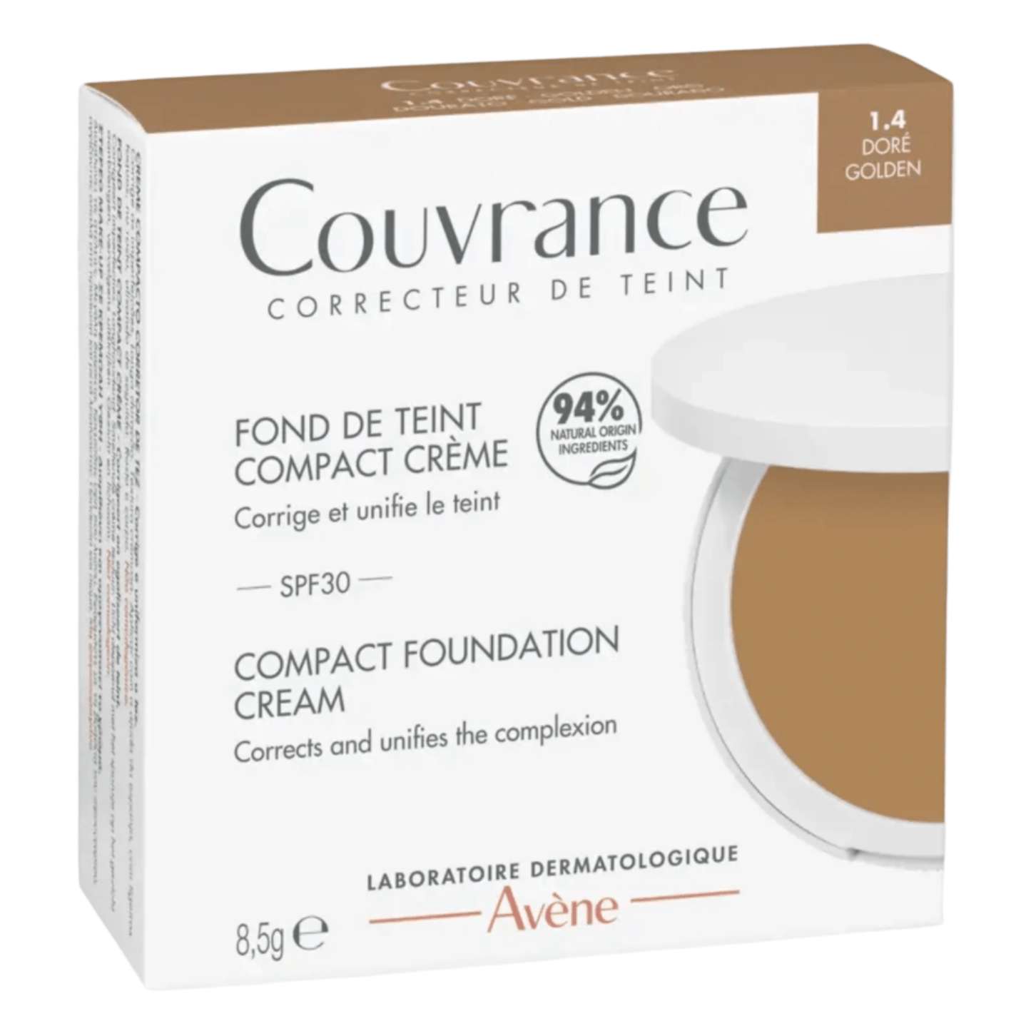 Avene Couvrance Compact Cream _ Gold - 8.5G – Buy Now at Healtsy