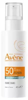 Avene Solar Anti - Blemish Fluid SPF50 - 40ml – Buy Now at Healtsy