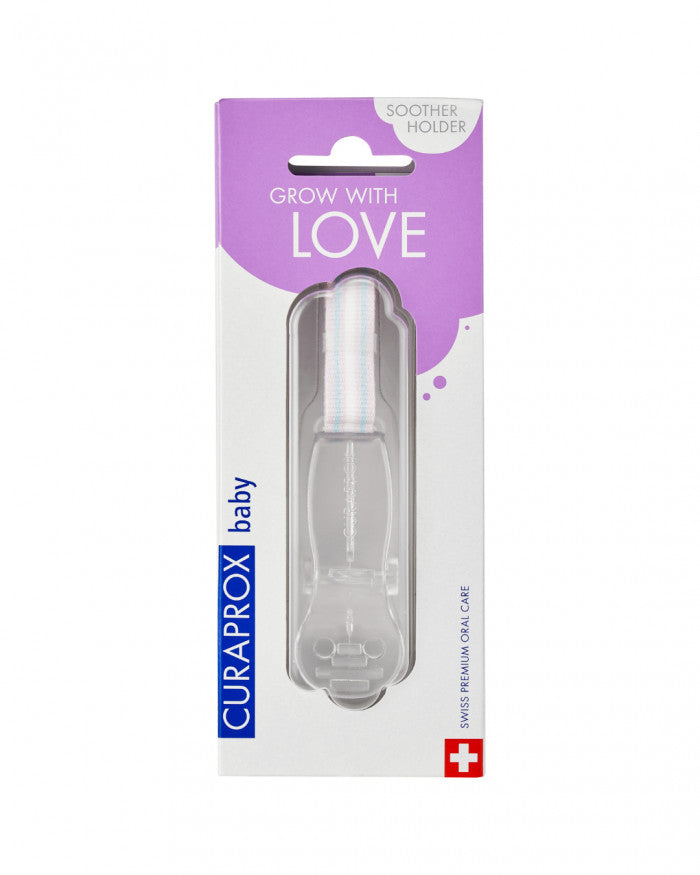 Curaprox Baby Transparent Pacifier Holder - Healtsy