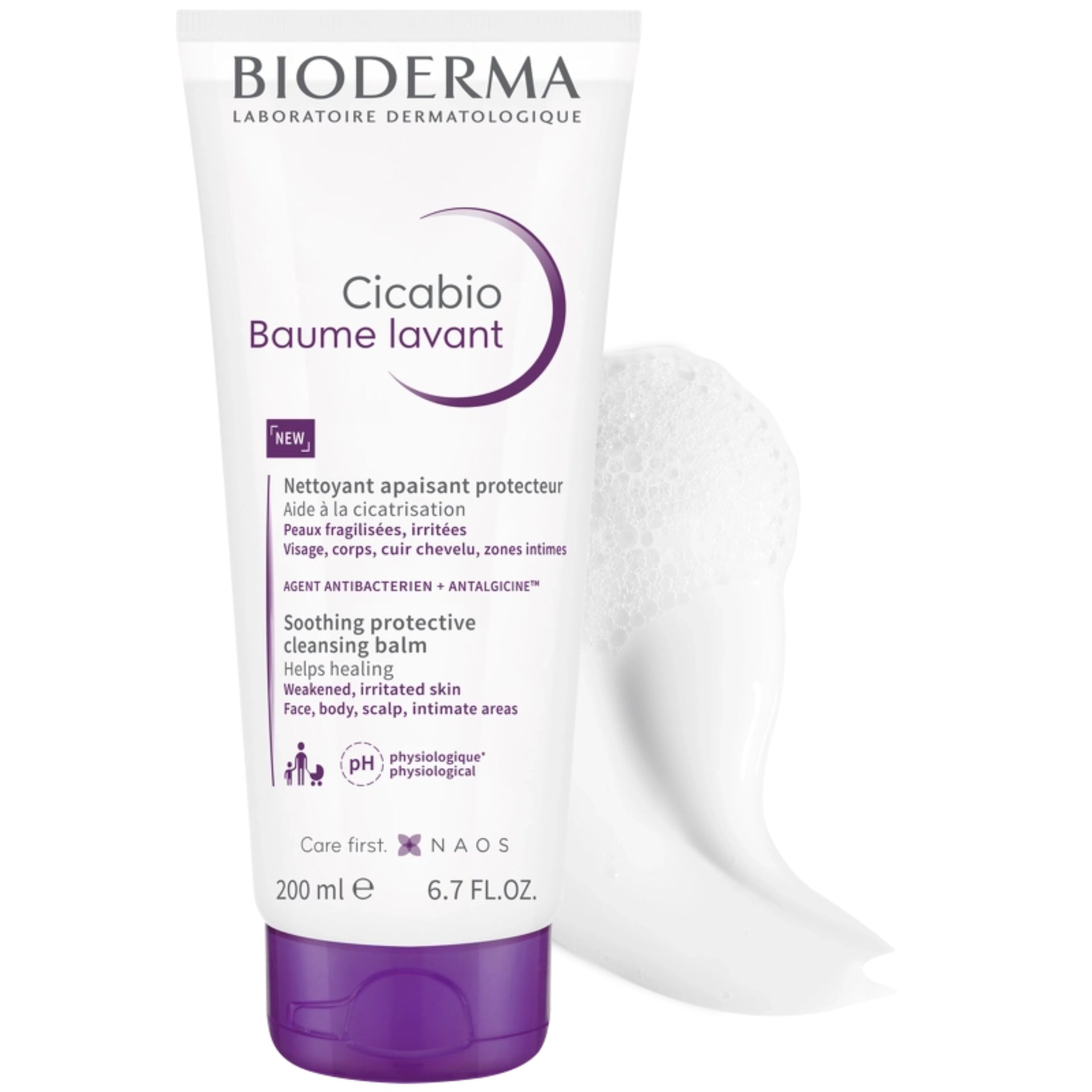 Bioderma Cicabio Baume Wash - 200ml – Buy Now at Healtsy