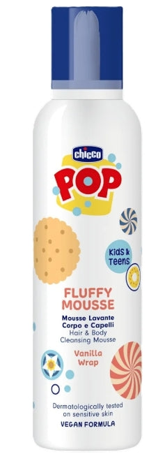 Chicco Vanilla Bath Mousse - 200ml (ref. Ch.Cos12369000000) - Healtsy