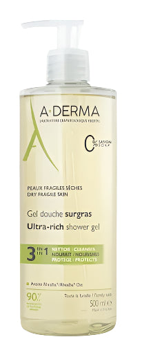 A-Derma Ultra Rich Shower Gel - 500ml - Healtsy