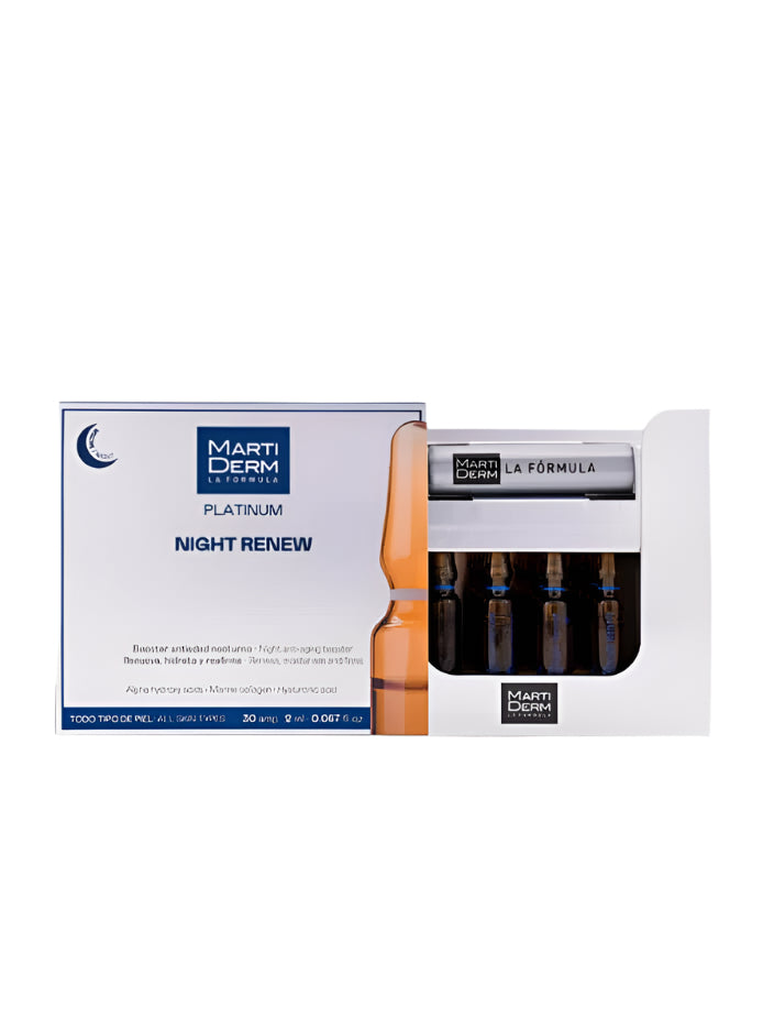 Martiderm Platinum Night Renew - 30 ampoules - Healtsy