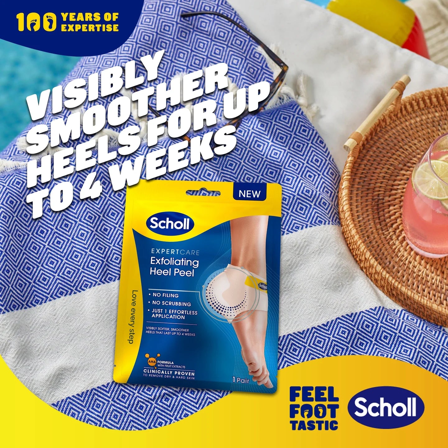 Dr Scholl Heel Exfoliating Mask (Double Pack) - Healtsy