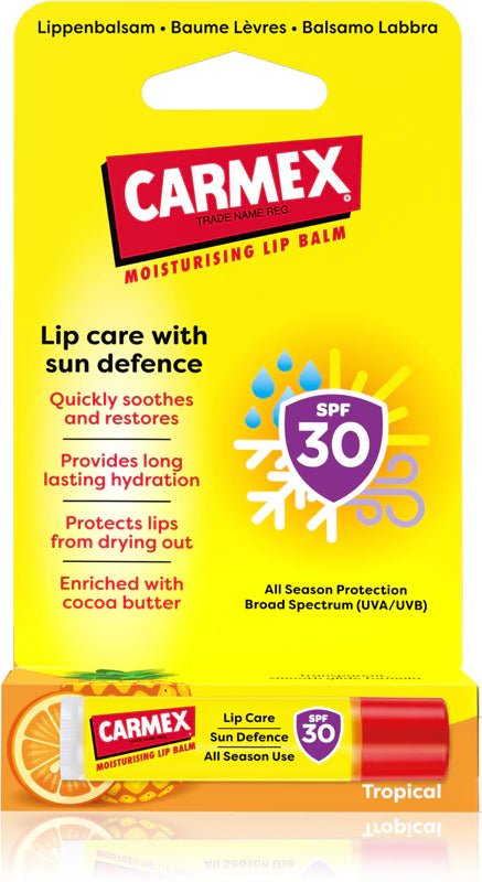 Carmex Lip Moisturizer Stick SPF30 Tropic - 4.25g – Buy Now at Healtsy