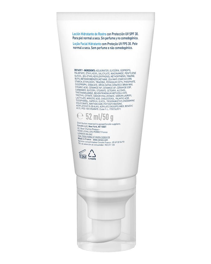 CeraVe AM Facial Moisturising Lotion SPF30 - 52ml – Buy Now at Healtsy