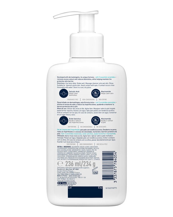 CeraVe Blemish Control Cleanser - 236ml – Buy Now at Healtsy