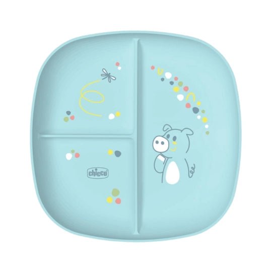 Chicco Divided Plate _Blue _ 18M+ (ref. Ch.Ali16003250000) – Buy Now at Healtsy