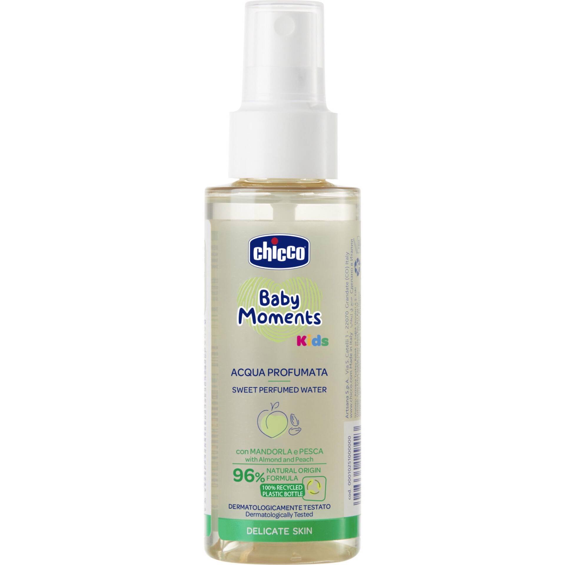 Chicco Fragrant Water Kids - 100ml (ref. Ch.Cos10251000000) – Buy Now at Healtsy