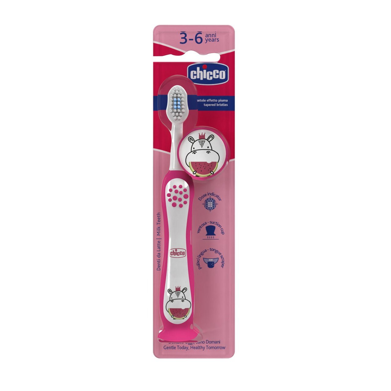 Chicco Milk Toothbrush Hypo_ 3 - 6Y – Buy Now at Healtsy