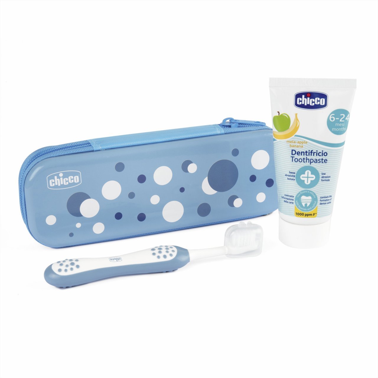 Chicco Oral Hygiene Set Blue_ 6M+ – Buy Now at Healtsy