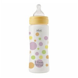 Chicco Perfect Easy Yellow Baby Bottle 330ml 4M+ (Ch.Bib20245100000 ) – Buy Now at Healtsy