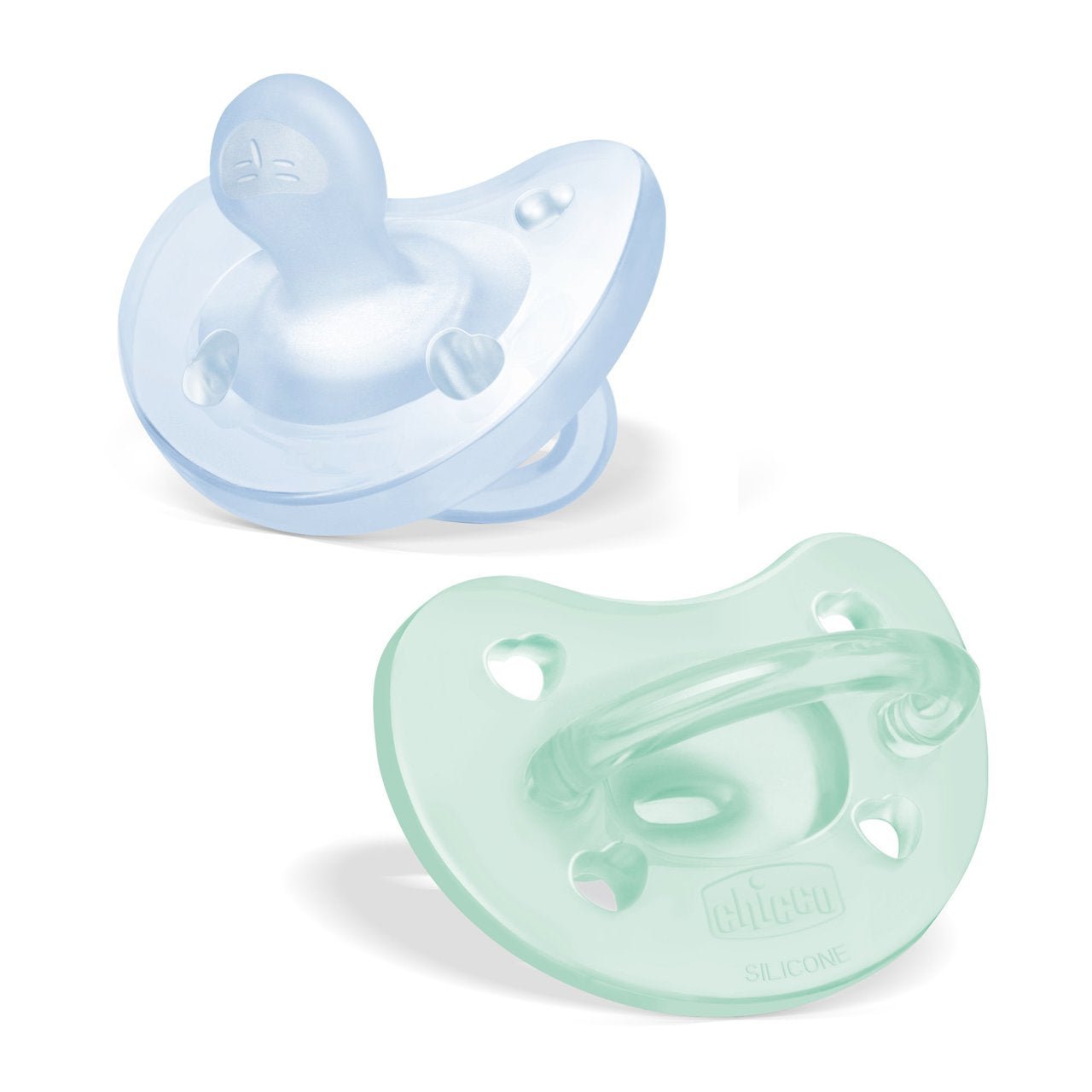 Chicco Physio Soft Pacifier_ Blue_ 2 - 6M (Double Pack) – Buy Now at Healtsy