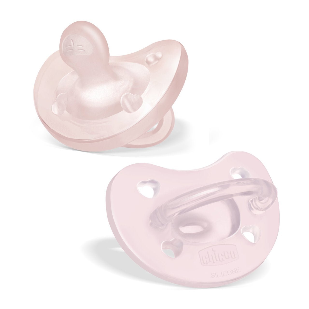 Chicco Physio Soft Pacifier_ Pink_ 2 - 6M (Double pack) – Buy Now at Healtsy