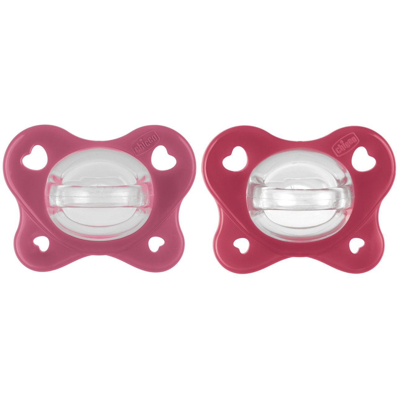 Chicco Physioforma Dual Soft Pacifier_ Pink/Magenta _16 - 36M (x2 units) – Buy Now at Healtsy