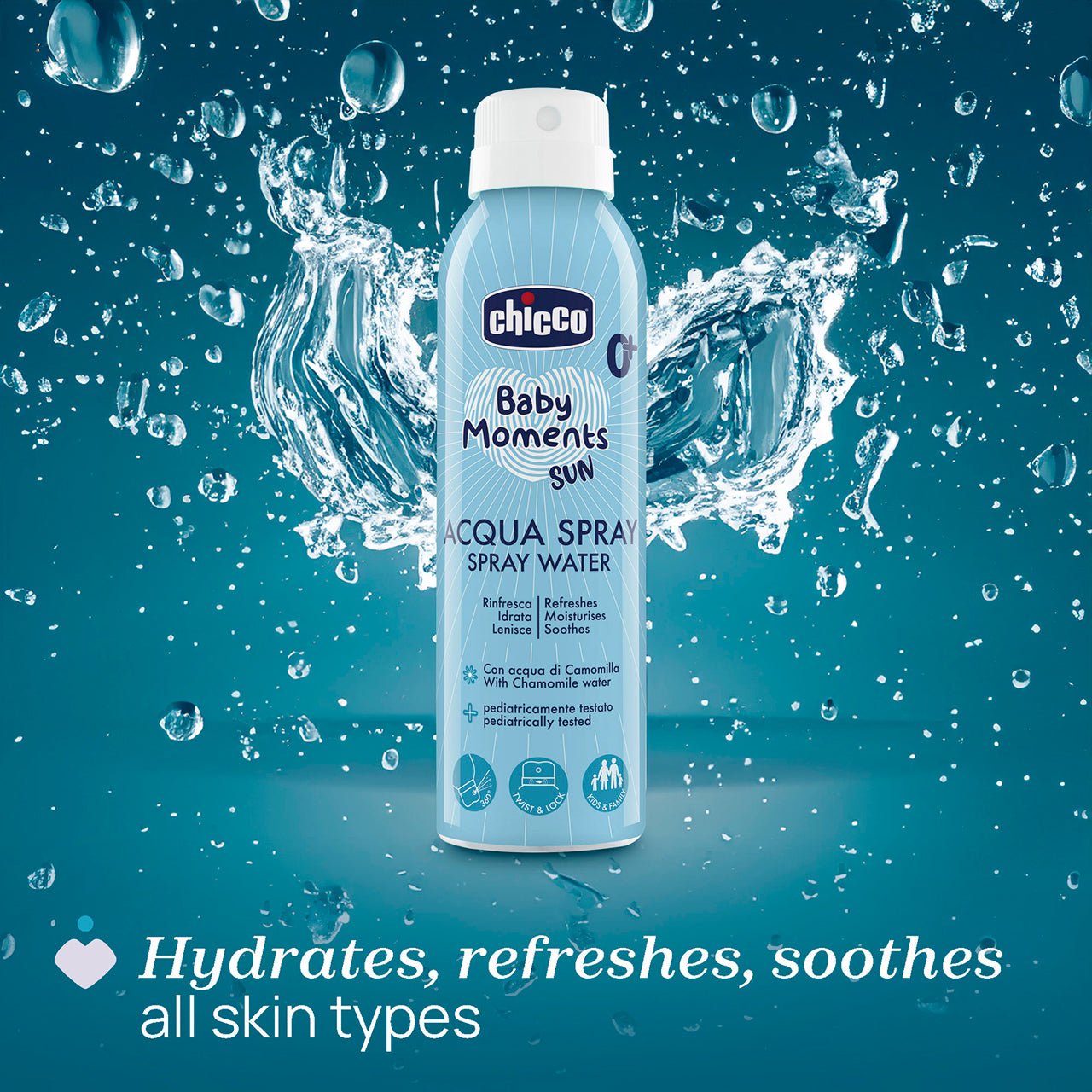 Chicco Refreshing Water Spray - 150ml (ref. Ch.cos12075000000) – Buy Now at Healtsy