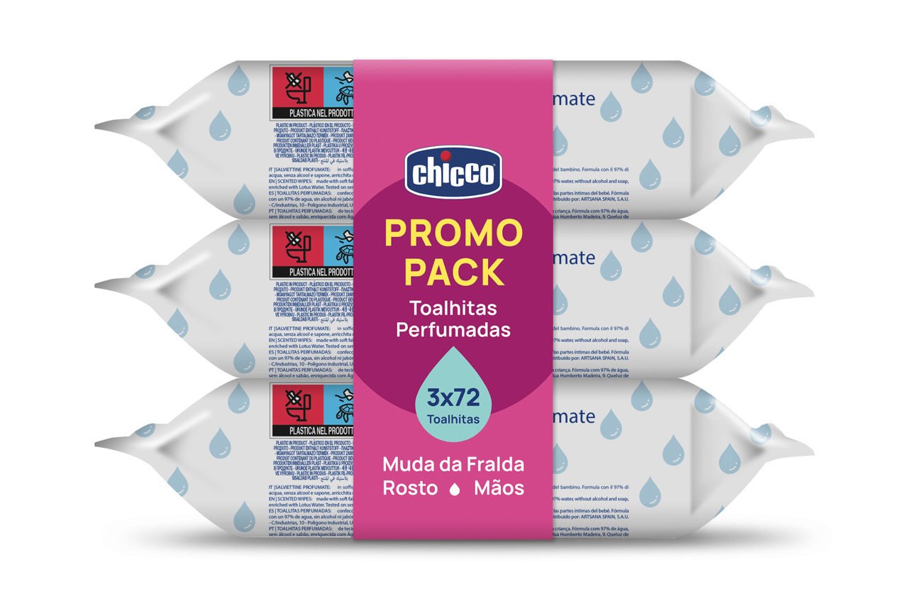 Chicco Scented Wipes (x72 units) Triple Pack – Buy Now at Healtsy