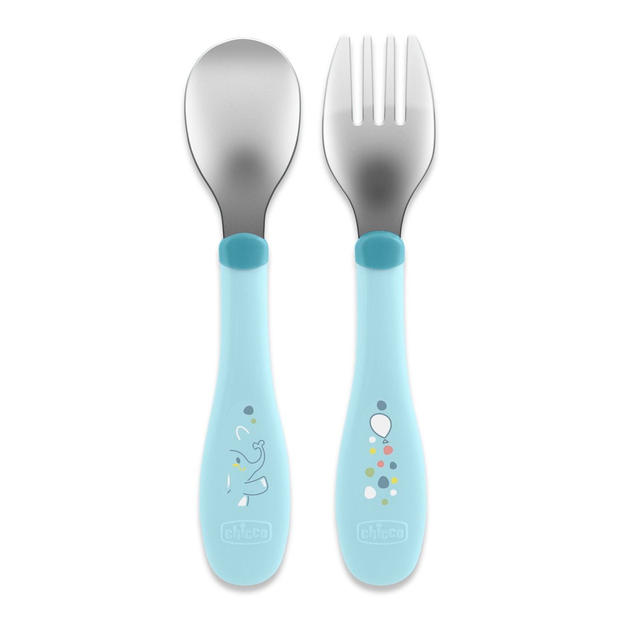 Chicco Stainless Steel Cutlery _Blue _18M+ (ref .Ch.Ali16102250000) – Buy Now at Healtsy