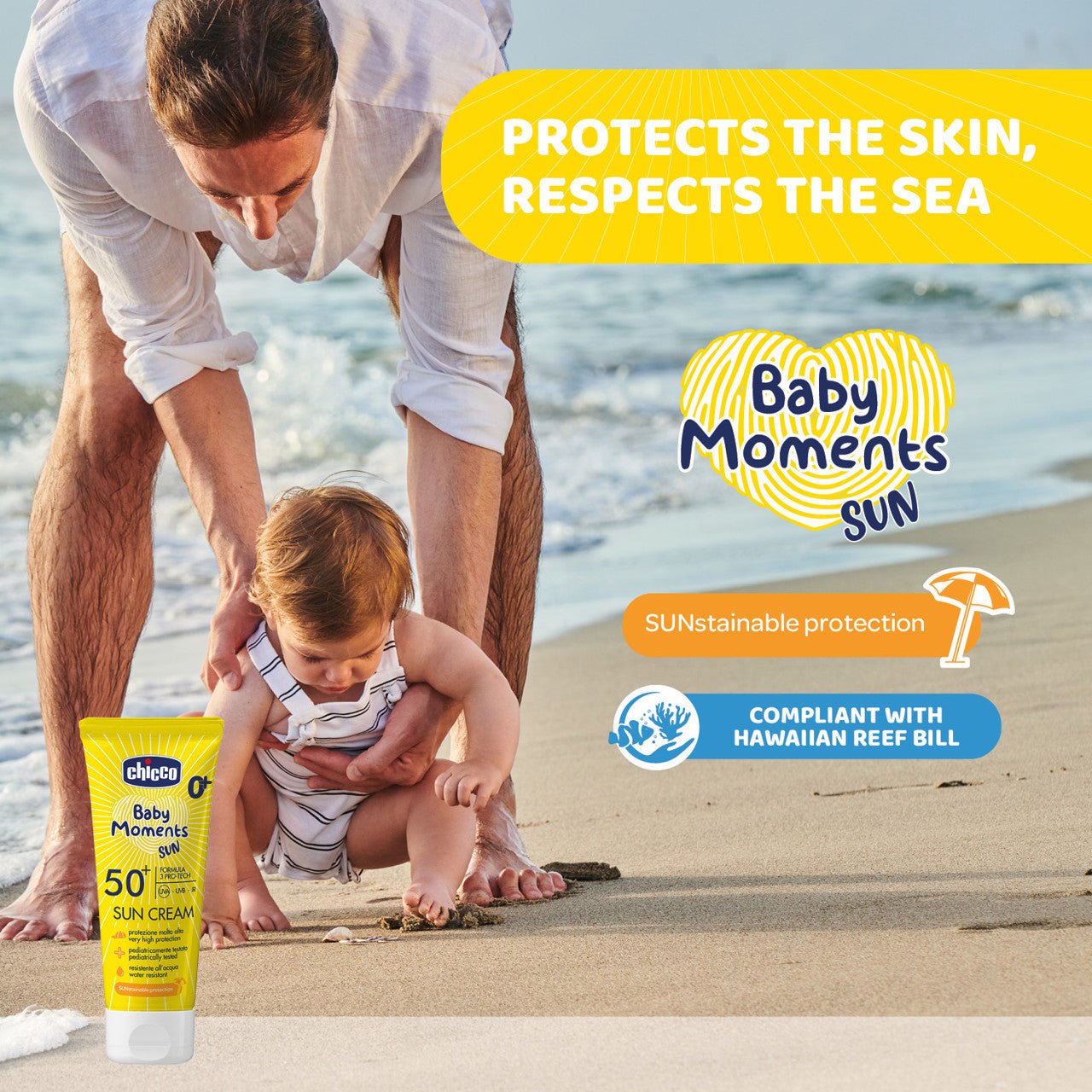 Chicco Sun Cream SPF50+ - 75ml – Buy Now at Healtsy