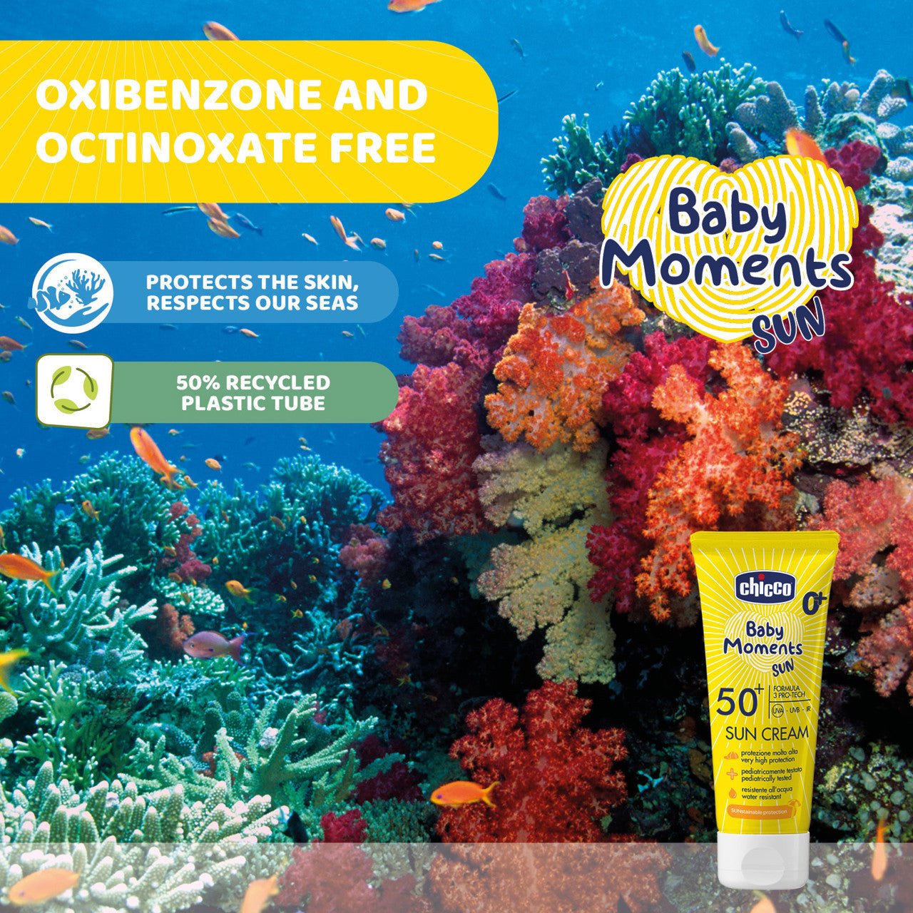 Chicco Sun Cream SPF50+ - 75ml – Buy Now at Healtsy