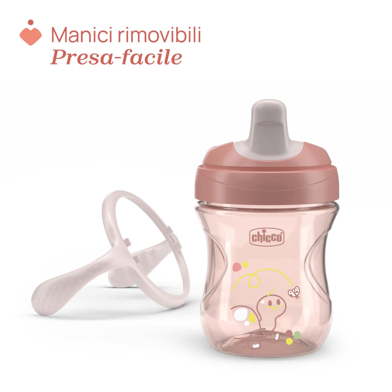 Chicco Transition Cup_ Pink_ 4M+ (ref. Ch.Ali6911150000) – Buy Now at Healtsy