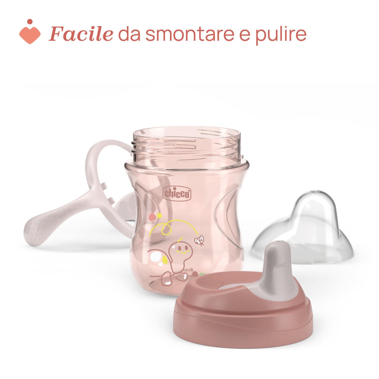 Chicco Transition Cup_ Pink_ 4M+ (ref. Ch.Ali6911150000) – Buy Now at Healtsy