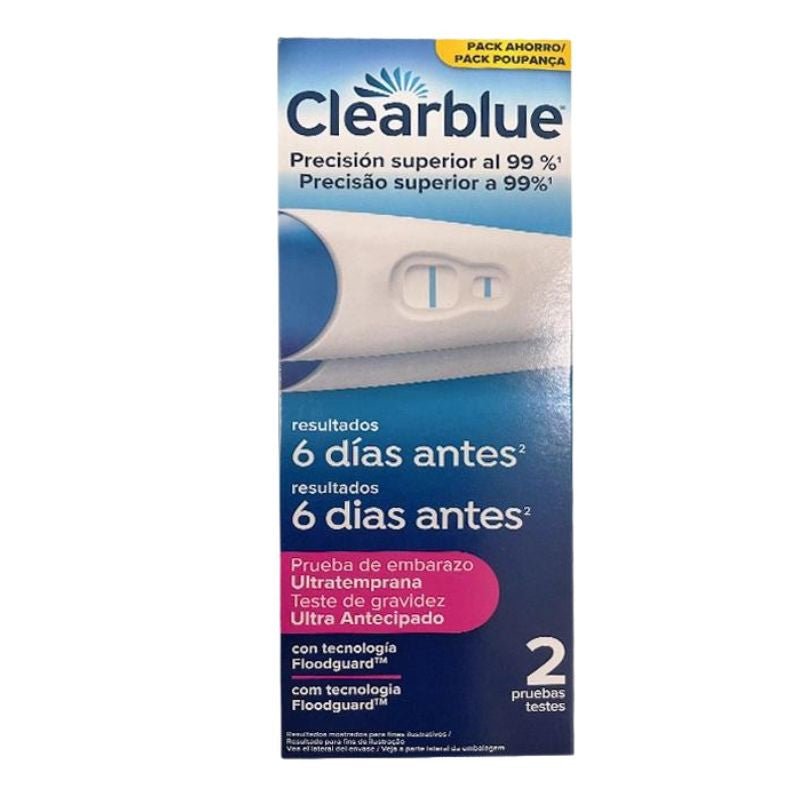 Clearblue Ultra Early Pregnancy Test (Double Pack) – Buy Now at Healtsy