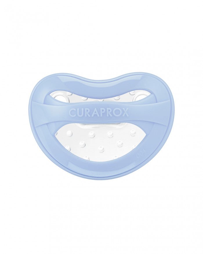 Curaprox Baby Pacifier Silicone_ Blue_ Tam. 0 – Buy Now at Healtsy