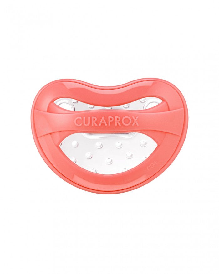 Curaprox Baby Pacifier Silicone_ Coral_ Tam. 0 – Buy Now at Healtsy