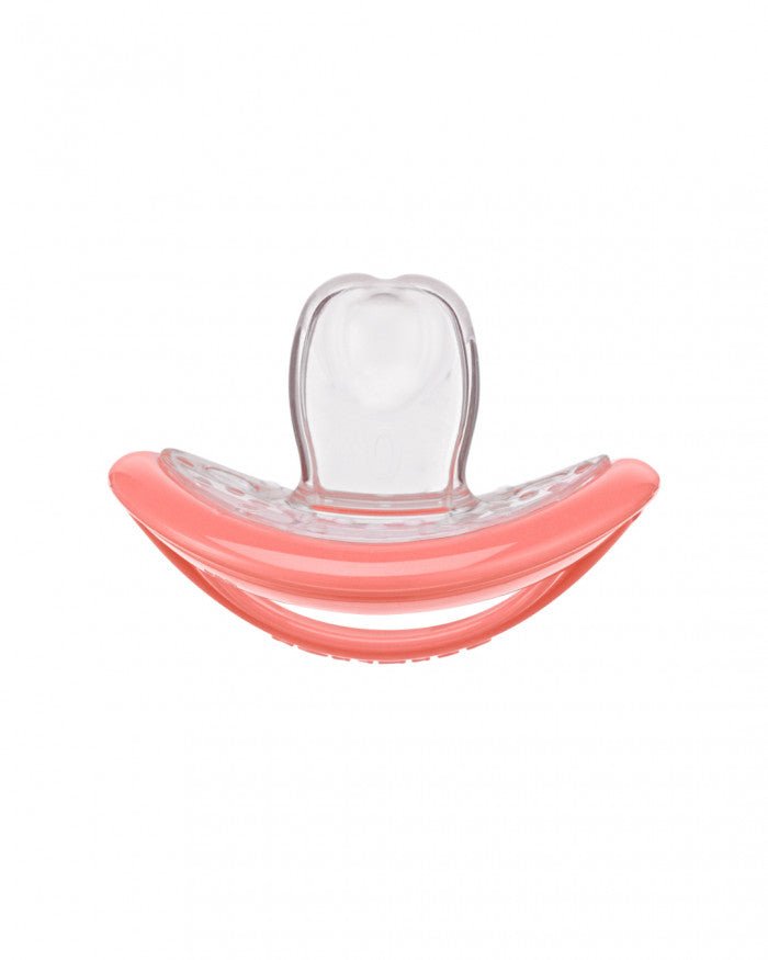 Curaprox Baby Pacifier Silicone_ Coral_ Tam. 0 – Buy Now at Healtsy