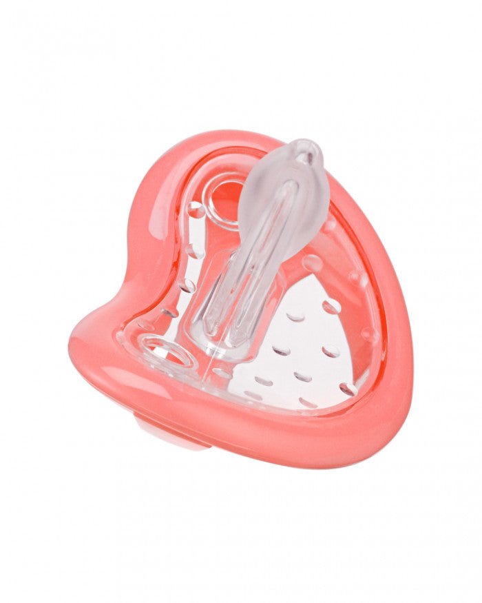 Curaprox Baby Pacifier Silicone_ Coral_ Tam. 0 – Buy Now at Healtsy