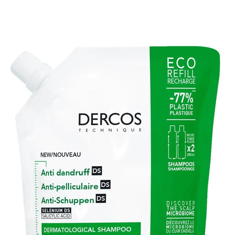 Dercos Anti - Dandruff Shampoo Dry Hair_ Refill - 500ml – Buy Now at Healtsy
