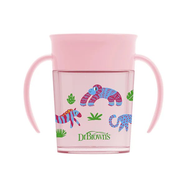 Dr Browns Cheers 360º Cup Without Mouthpiece - 200ml (Pink) 6months + – Buy Now at Healtsy