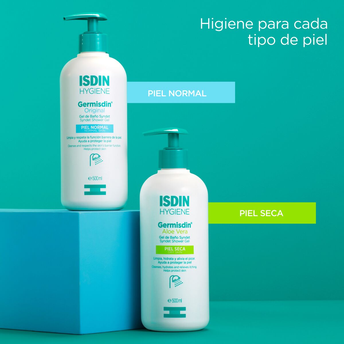 Isdin Germisdin Aloe Bath Gel - 1L - Healtsy