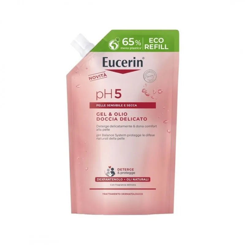 Eucerin pH5 Shower Gel Oil _ Refill - 400ml – Buy Now at Healtsy