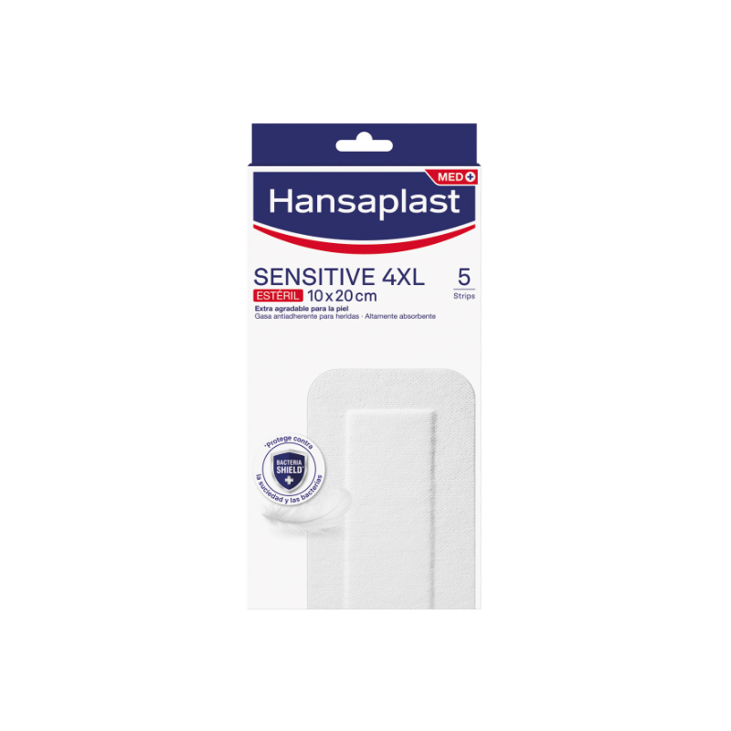 Hansaplast Sensit Dressing _10x20cm _4XL (x5 pieces) - Healtsy
