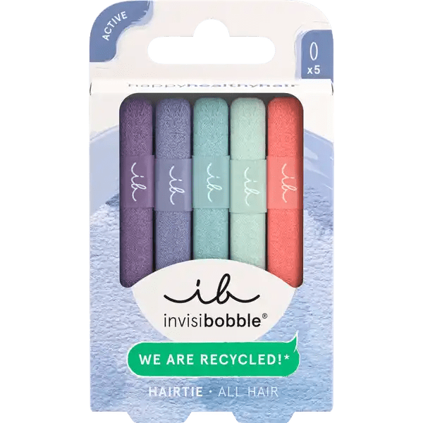 Invisibobble Ecotie Pastel Hair Ties (x5 units) – Buy Now at Healtsy
