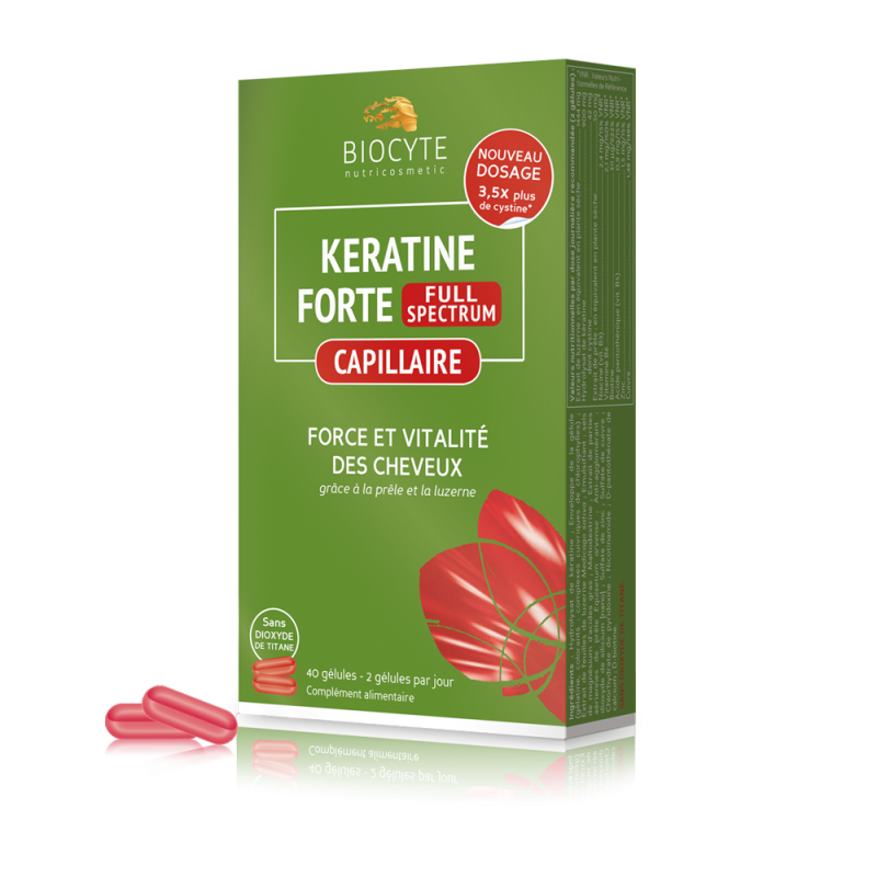 Keratine Extra Plus (x40 capsules) - Healtsy