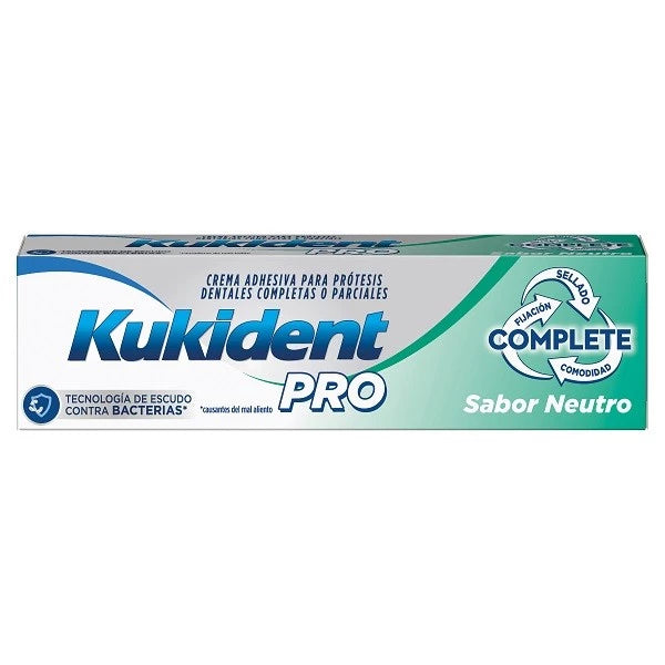 Kukident Pro Fix Every Day Adhesive Cream without Flavor - 47g - Healtsy