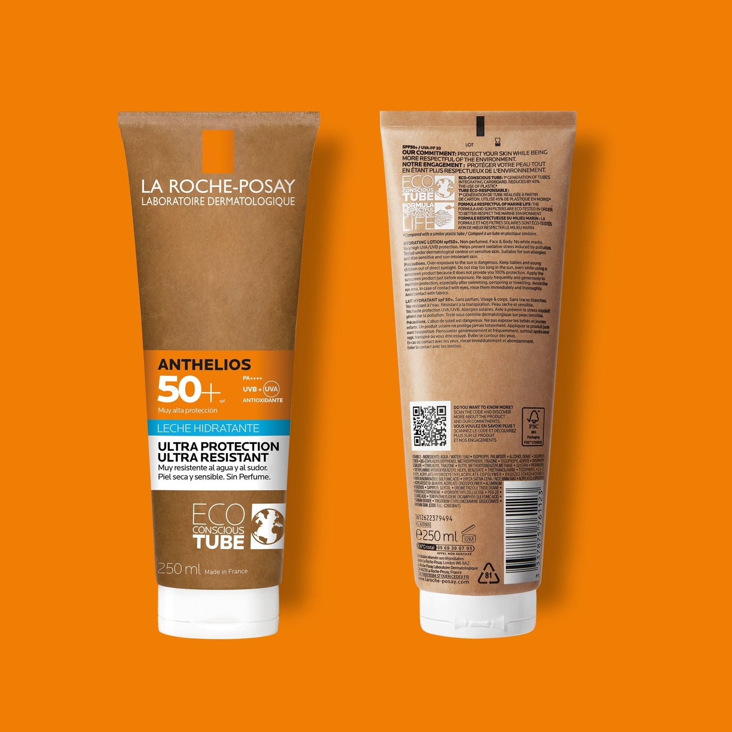 La Roche - Posay Anthelios Moisturizing Milk SPF50 EcoTube - 250ml – Buy Now at Healtsy