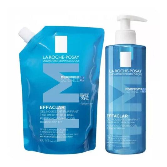 La Roche Posay Effaclar Gel +M - 400 + Refill – Buy Now at Healtsy