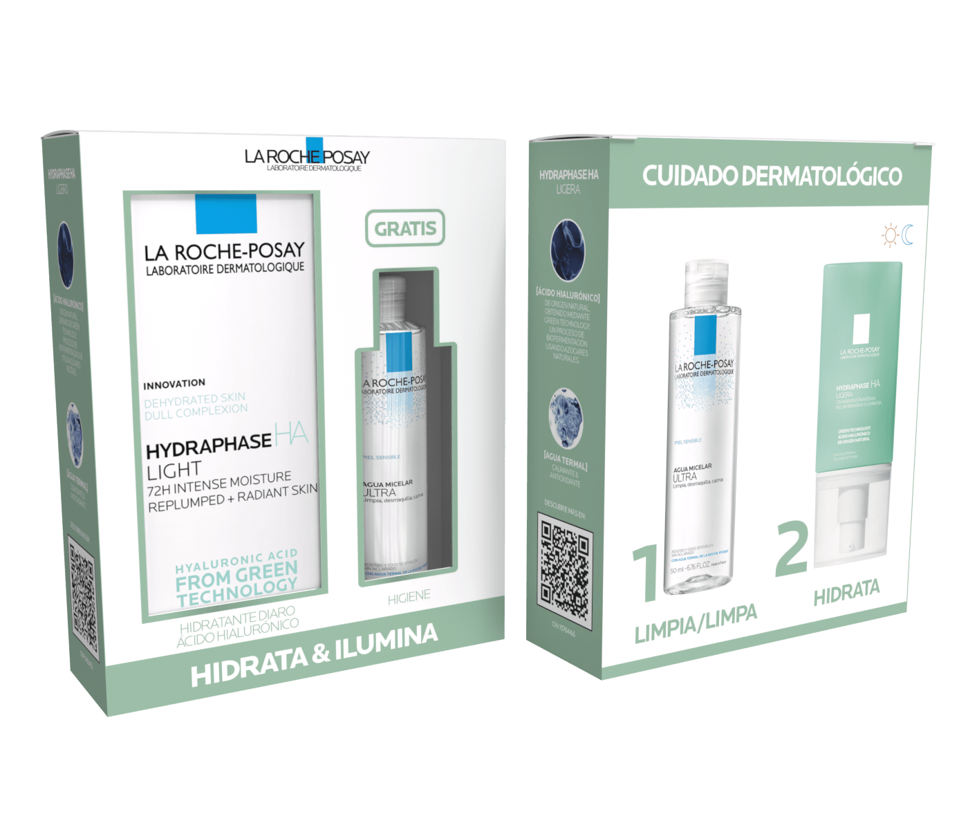 La Roche Posay Hydraphase Light HA Cream - 50ml + Micellar Water Offer – Buy Now at Healtsy
