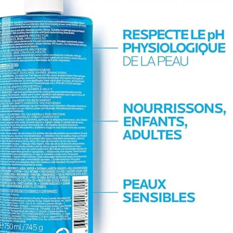 La Roche - Posay Lipikar Cleansing Gel – 1L (Double Pack) – Buy Now at Healtsy