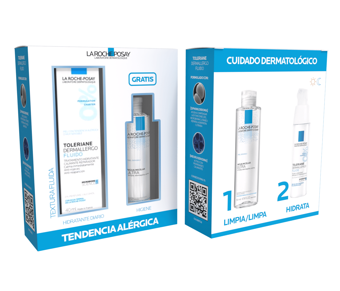 La Roche - Posay Toleriane Dermallergo Fluid - 40ml + Micellar Water Offer - 50ml – Buy Now at Healtsy